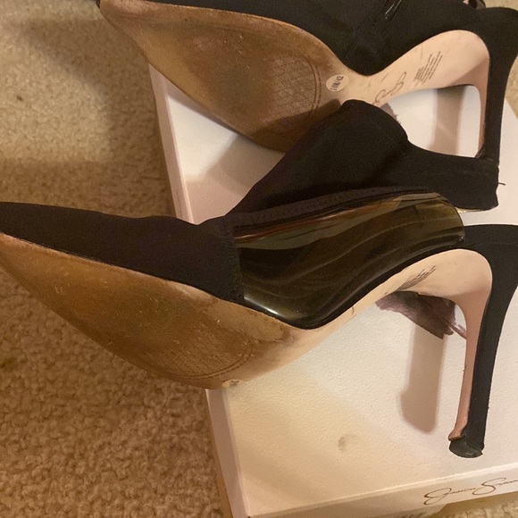 JESSICA SIMPSON - POLYESTER BLACK SHOES - Picture 4 of 8